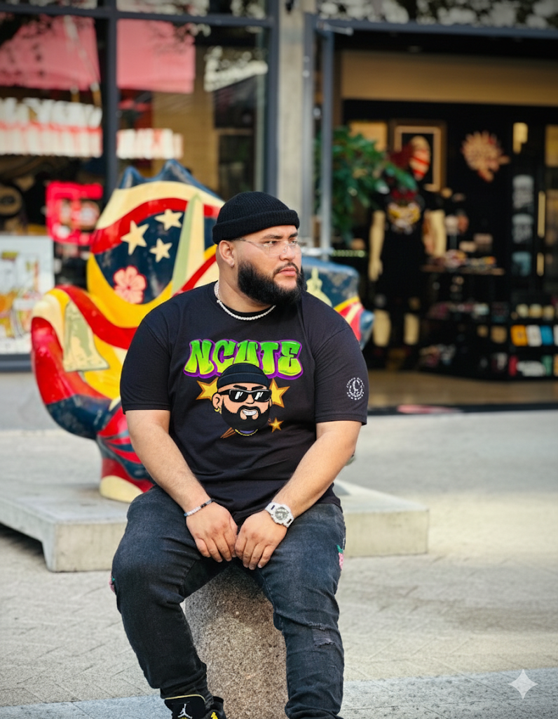 🔥 Camisa Negra Green Graffiti Cartoon – Edición Limitada