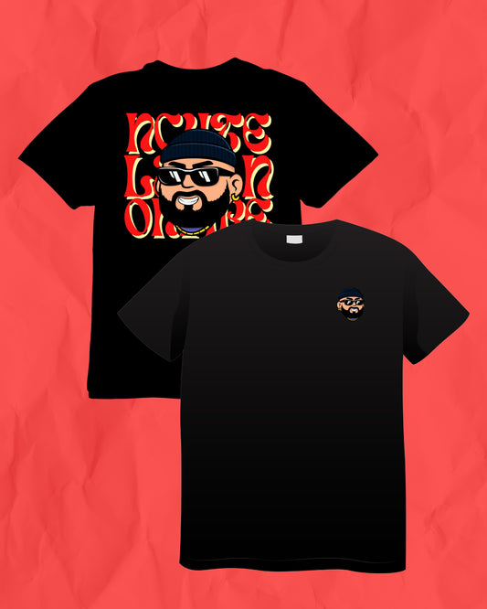 Camisa Negra Onfire Cartoon – Edición Limitada